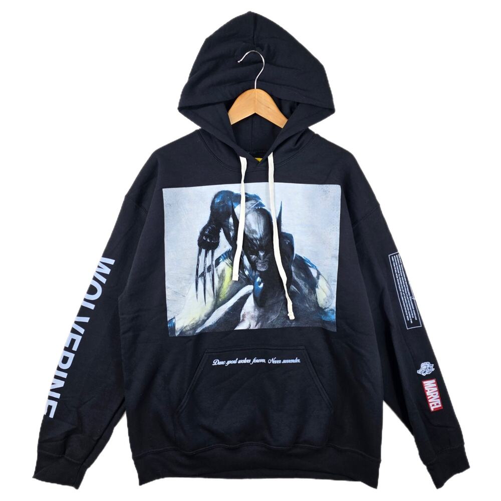 Darc Sport X Wolverine Hoodie Black Marvel Hero Elite Series Medium HTF 373/1000